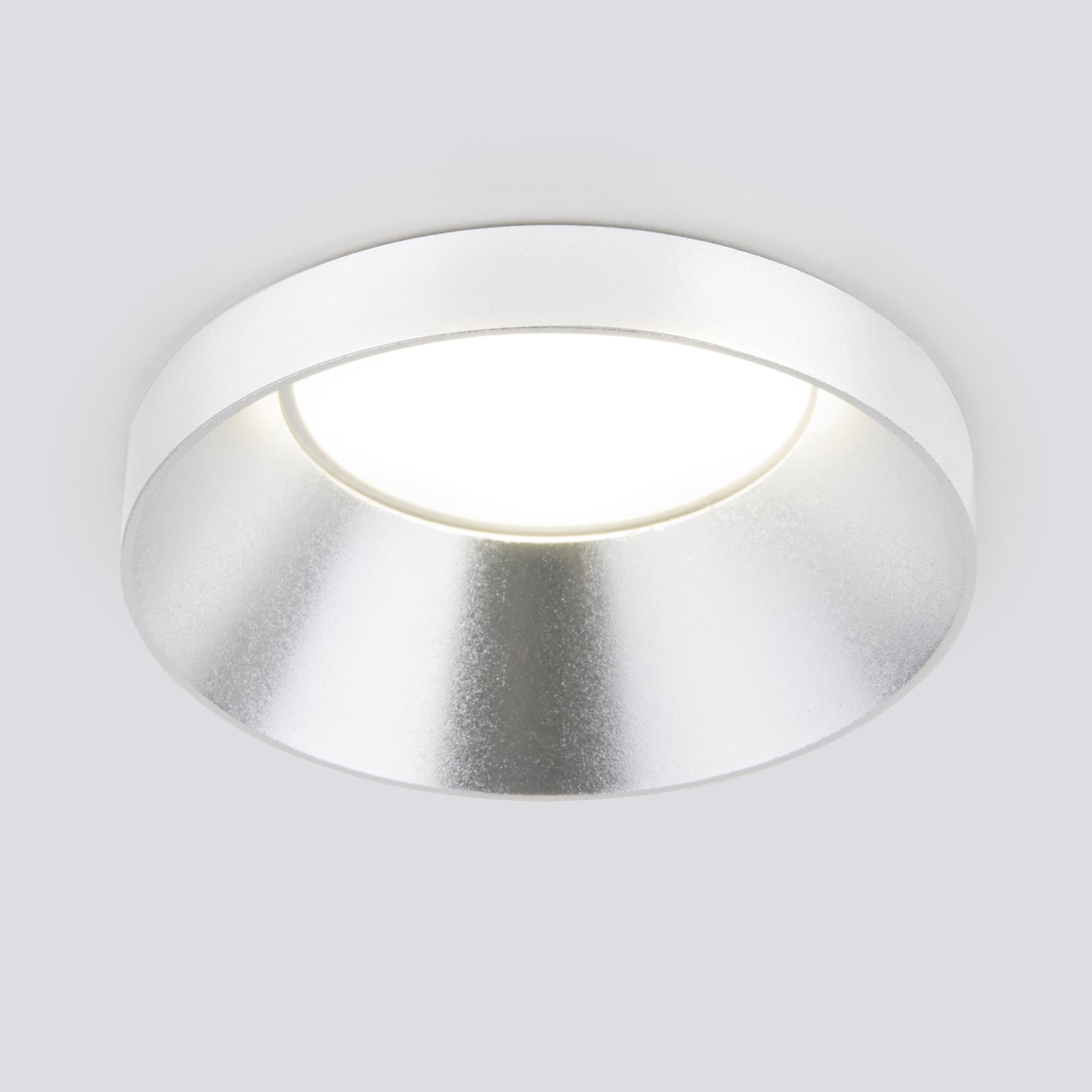 Elektrostandard 111 MR16/светильник встраиваемый/ серебро a053335