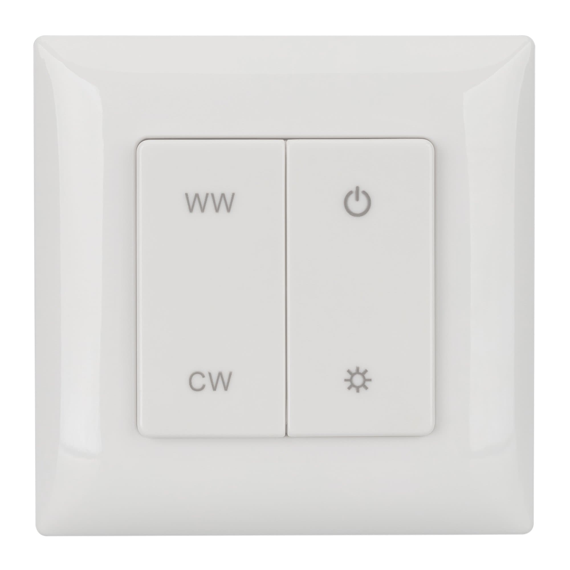 Arlight Панель SMART-P48-MIX-P-SUF (3V, 1 зона, Knob, 2.4G) (Пластик) 028302 — миниатюра 2