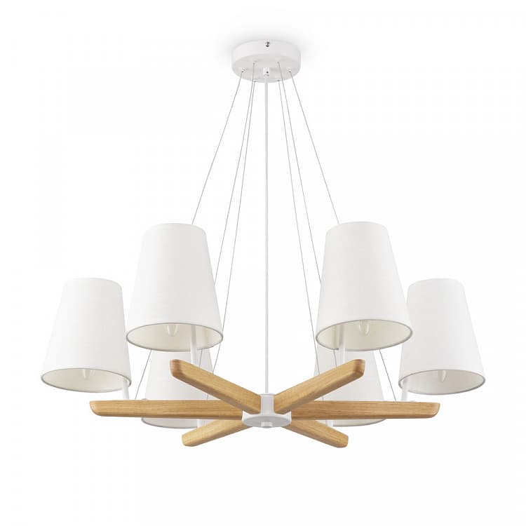 Freya Modern Market Белый Светильник подвесной FR8019PL-06W — миниатюра 8