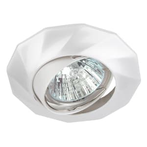 ЭРА KL65A PS Перламутровое серебро Светильник литой поворотный MR16,12V/220V, 50W