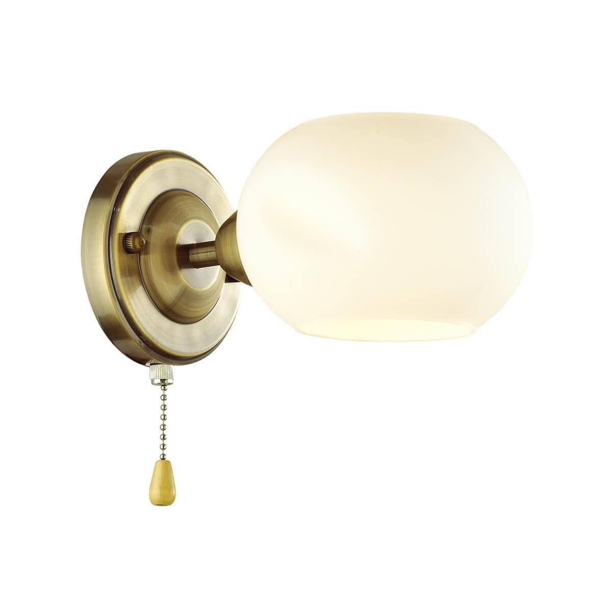 Lumion 4549/1W COMFI LN21 062 античная бронза, белый Бра E14 40W 220V PENELOPA — миниатюра 1