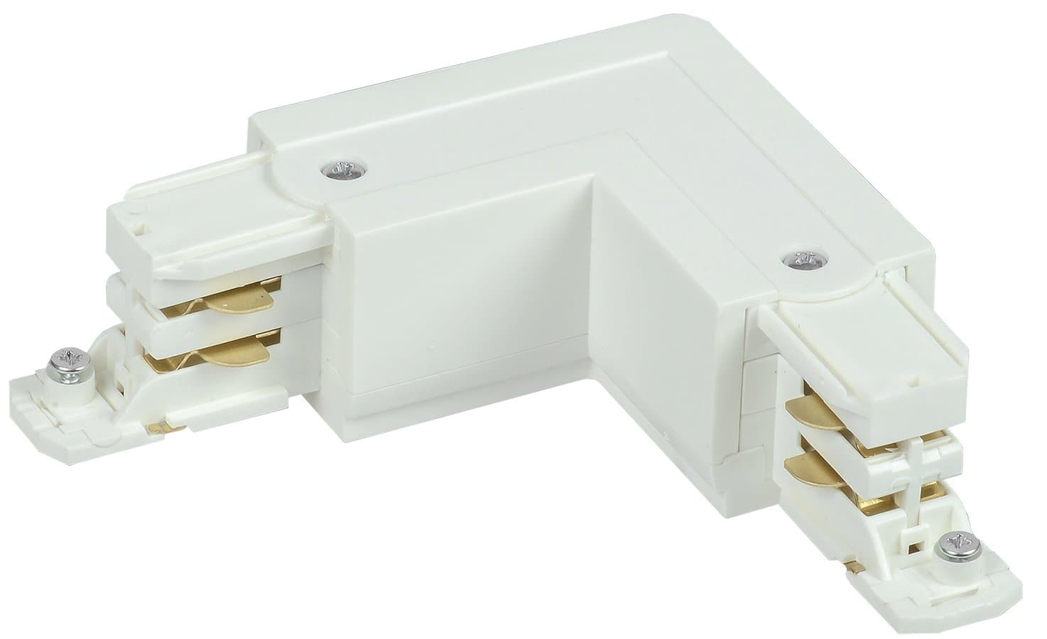 IEK LIGHTING PRO Соединитель L-образный внутренний для трехфазного ШП белый LPK0D-SLV-3-K01