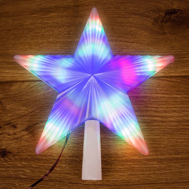 NEON-NIGHT Фигура светодиодная "Звезда" на елку цвет: RGB, 31 LED, 22 см 501-001