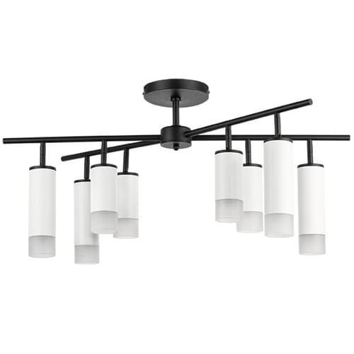 Lightstar LR7283648641 Люстра RULLO 8х50W GU10 ЧЕРНЫЙ/БЕЛЫЙ (571728+214436-4+214486-4+202431-8), шт