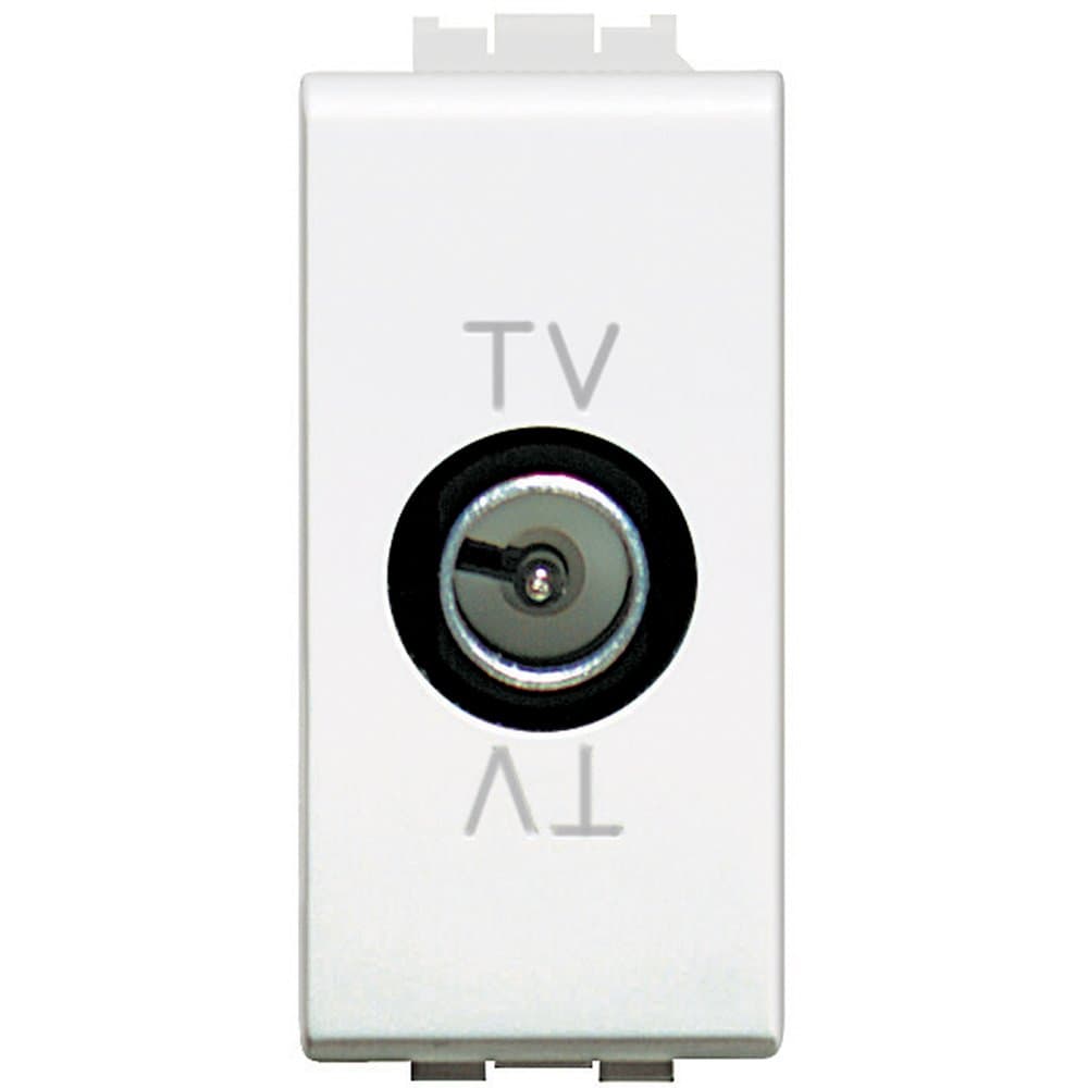 BT LL Бел Розетка TV проходная, 1 мод N4202P