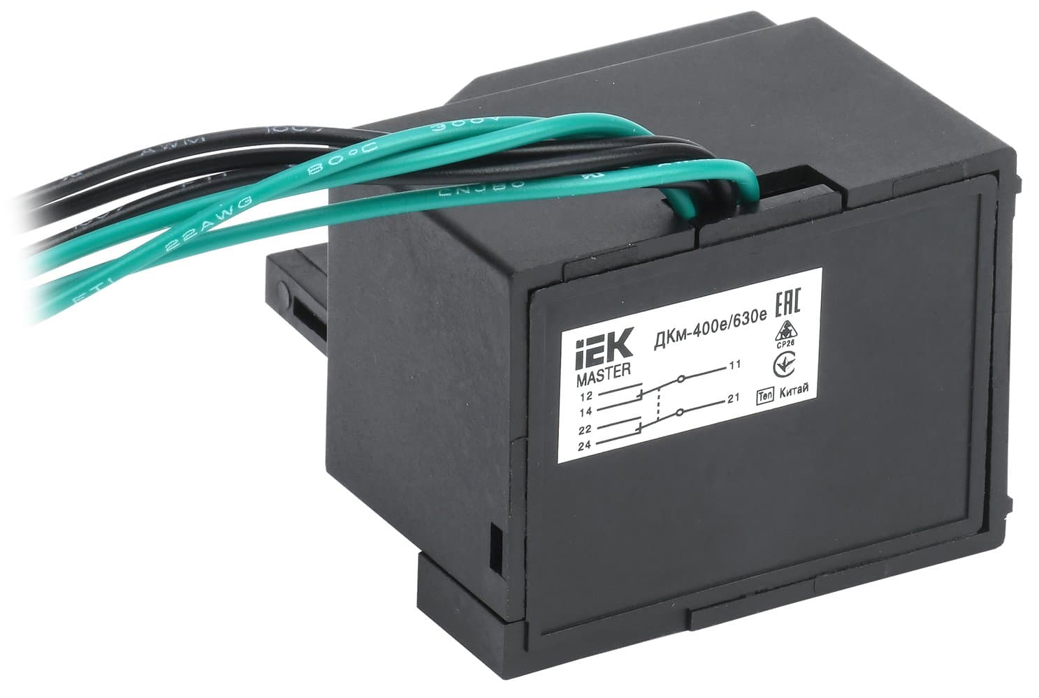IEK KARAT MASTER Контакт дополнительный ДКм-400е/630е (ДКм-39) с электронным расцепителем