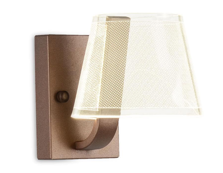 Ambrella Настенный светодиодный светильник с выключателем AK4089 CF кофе LED 3000K/4200K/6400K 13W 170*150*220