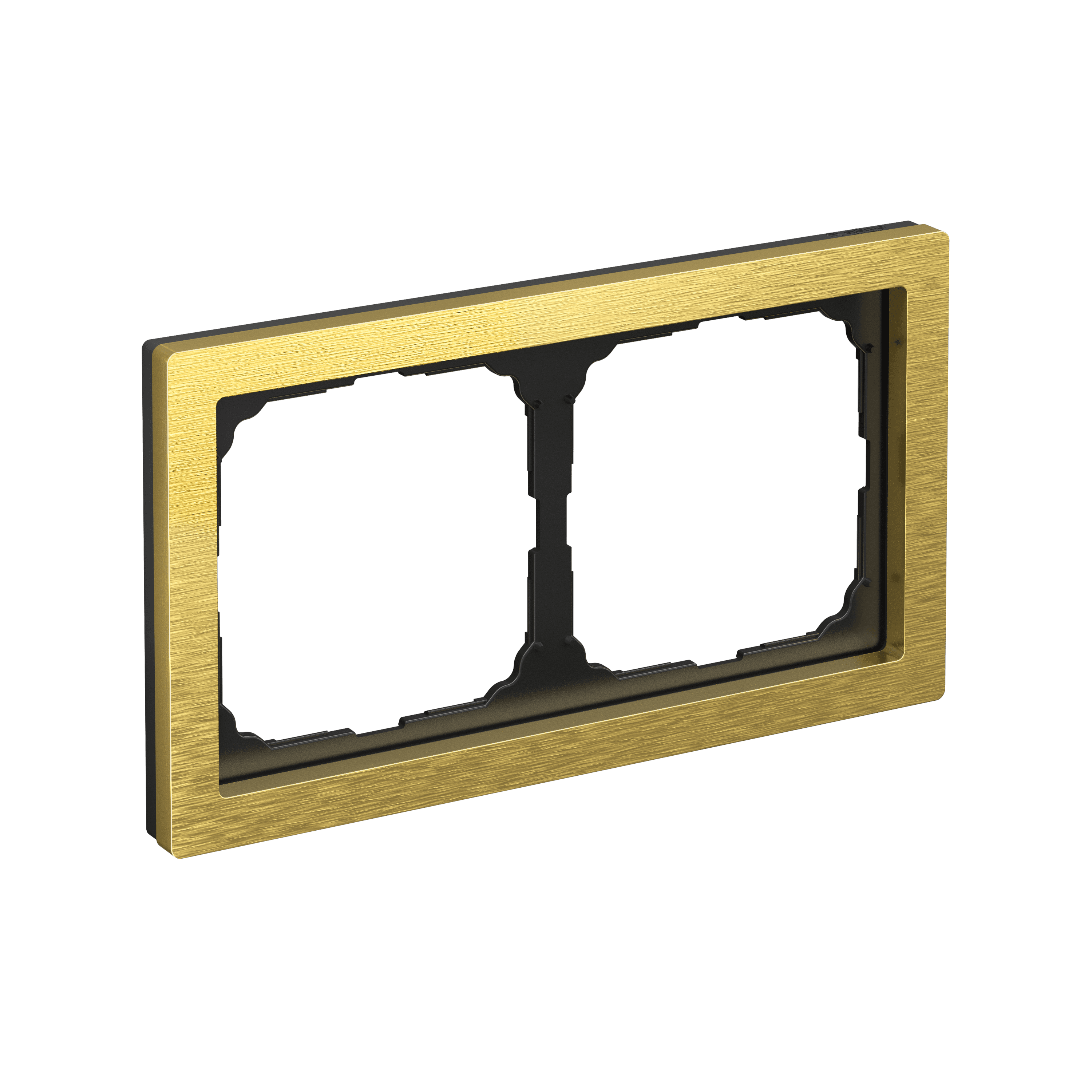 Systeme Electric ArtGallery Pure Металл Золото Рамка 2-ая — миниатюра 7