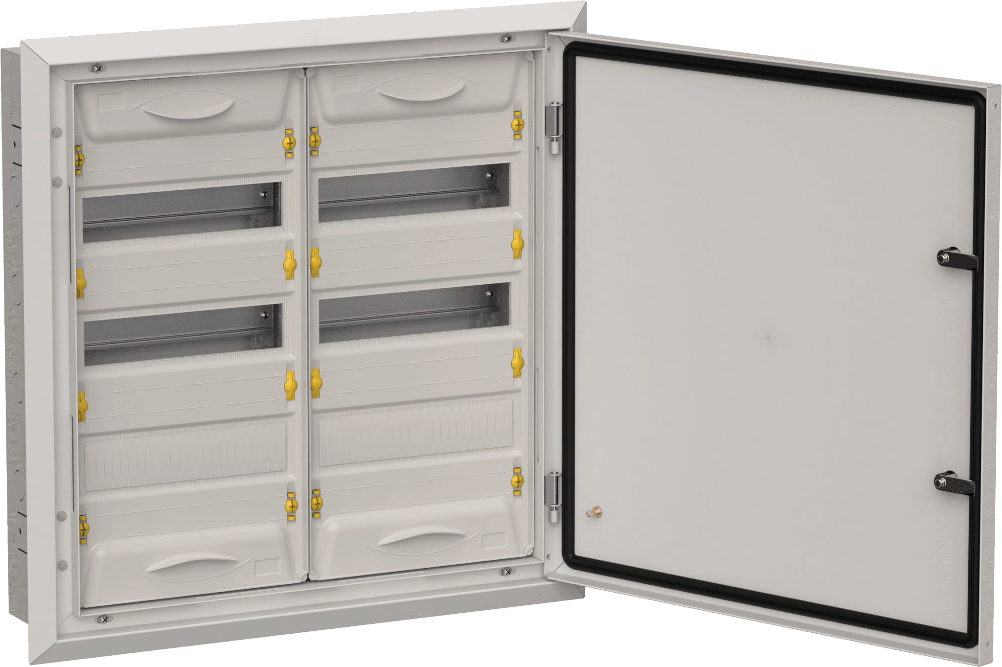 TITAN 5 Корпус мет. ЩРв-72 (2х36) 630х625х130 IP31 сер IEK