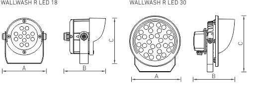 СТ WALLWASH R LED 6 (60) 2700K светильник 1102000310 — миниатюра 3