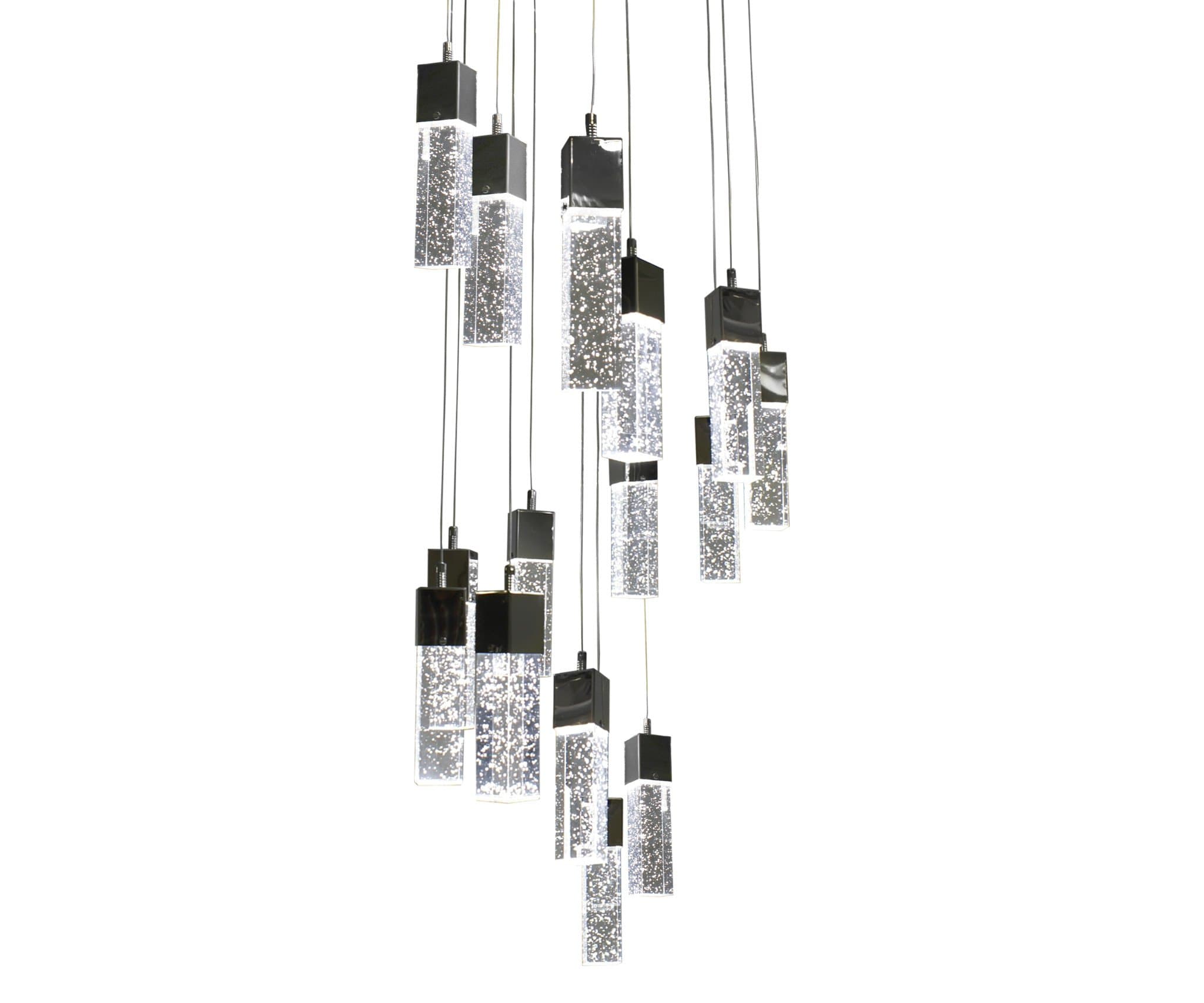 Kink Light 08510-15А,02(4000K) Подвес Аква хром d50 h300 PowerLed 75W (4000K)