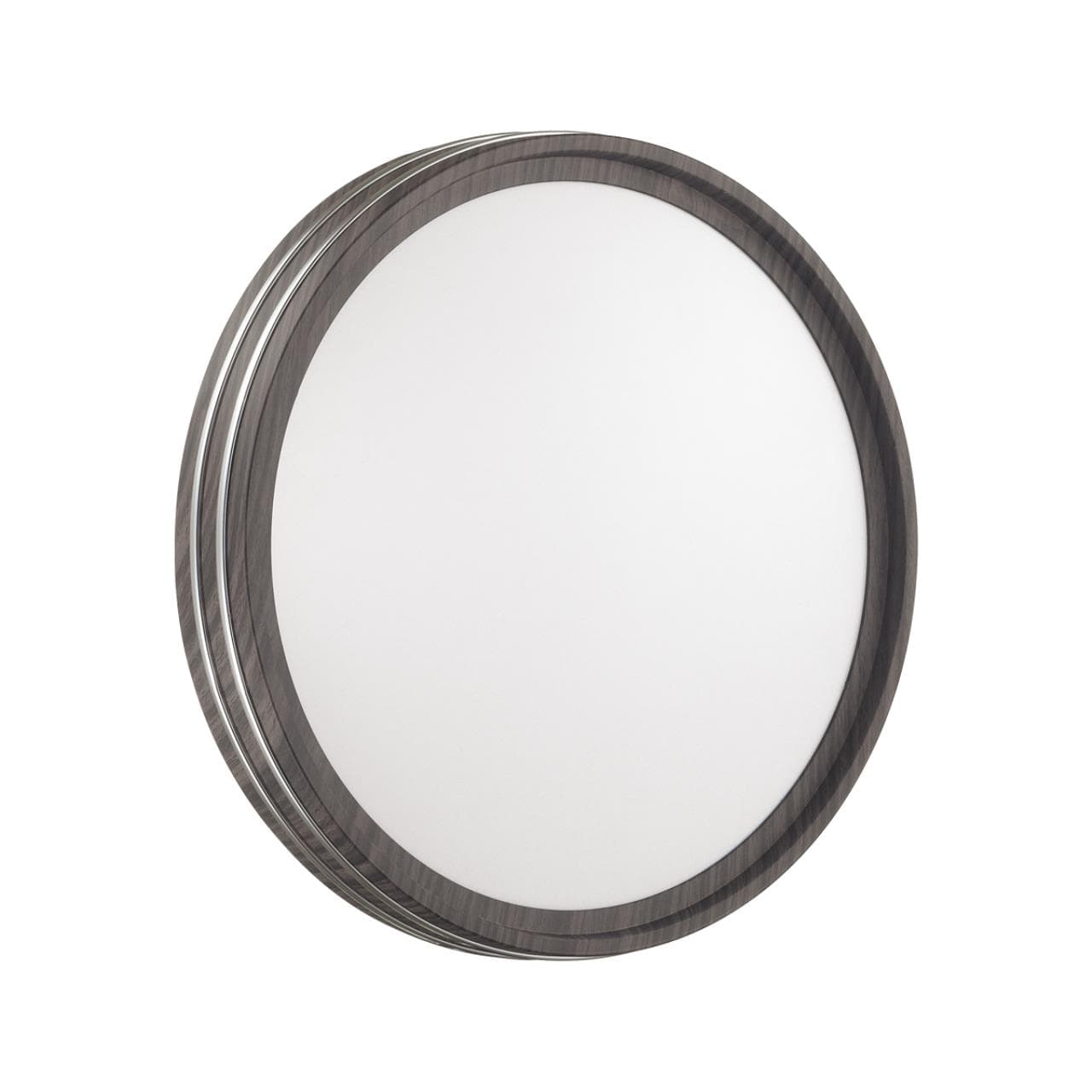 Sonex 7604/СL PALE SN 022 Светильник пластик/белый/венге/хром LED 30Вт без ДУ 4000К D280 IP43 TROSTO