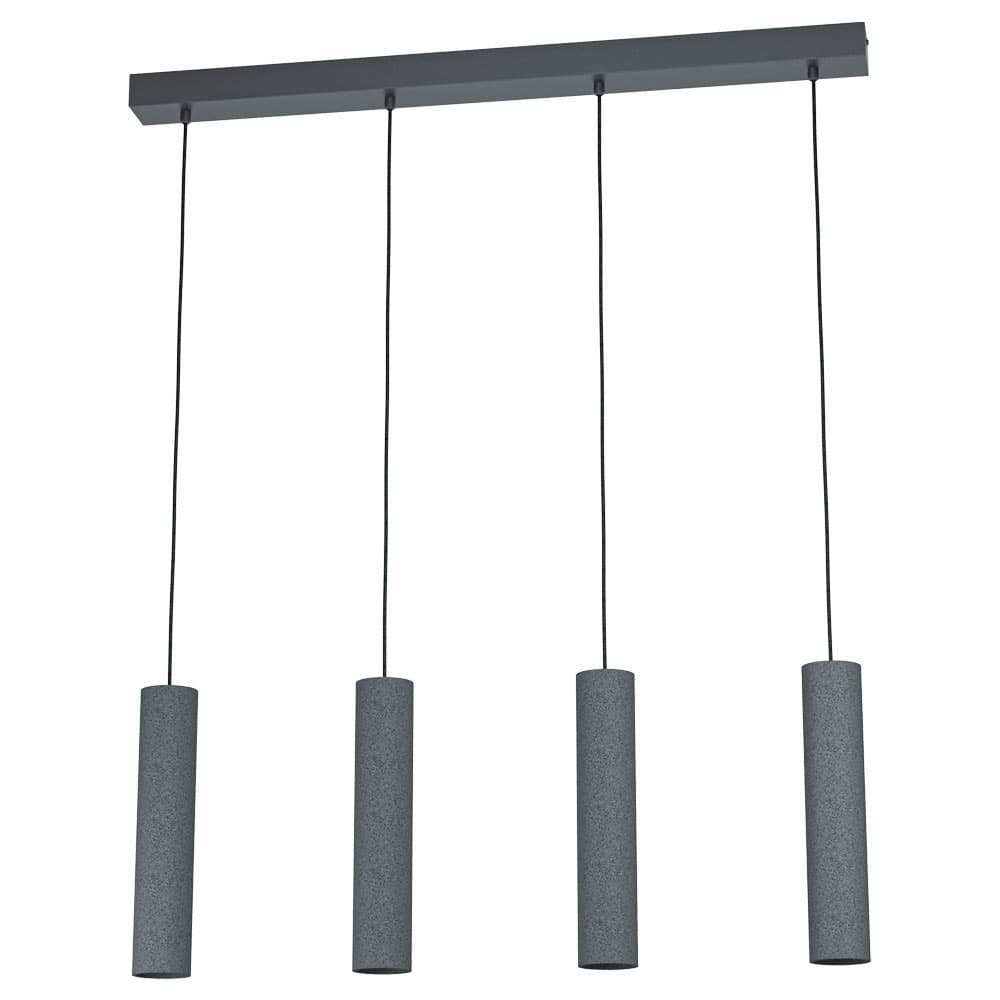 Eglo MENTALONA Подвес Светодиодный , 4х4,5W(GU10), L840, B65, H1500, 4х345lm, сталь, антрацит/ тераццо, черный, белый 39822
