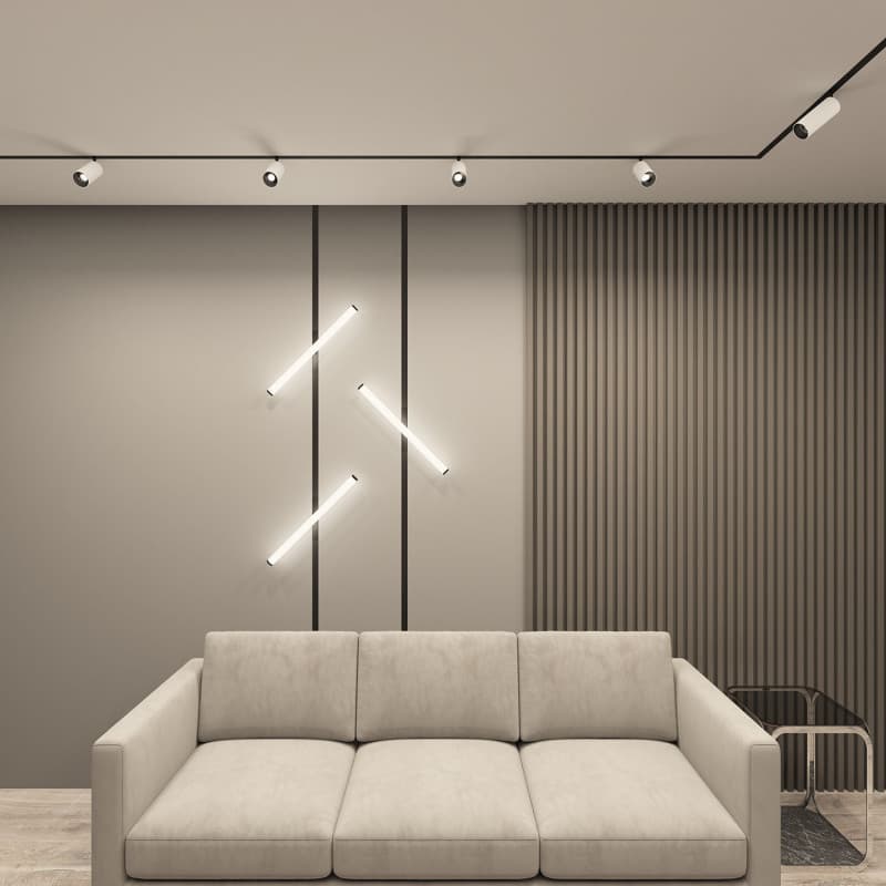 Denkirs DK8041-BW+BK Акцентный светильник SMART SPOT 20W DIM 3000K-6000K, черный с белым, алюминий — миниатюра 6