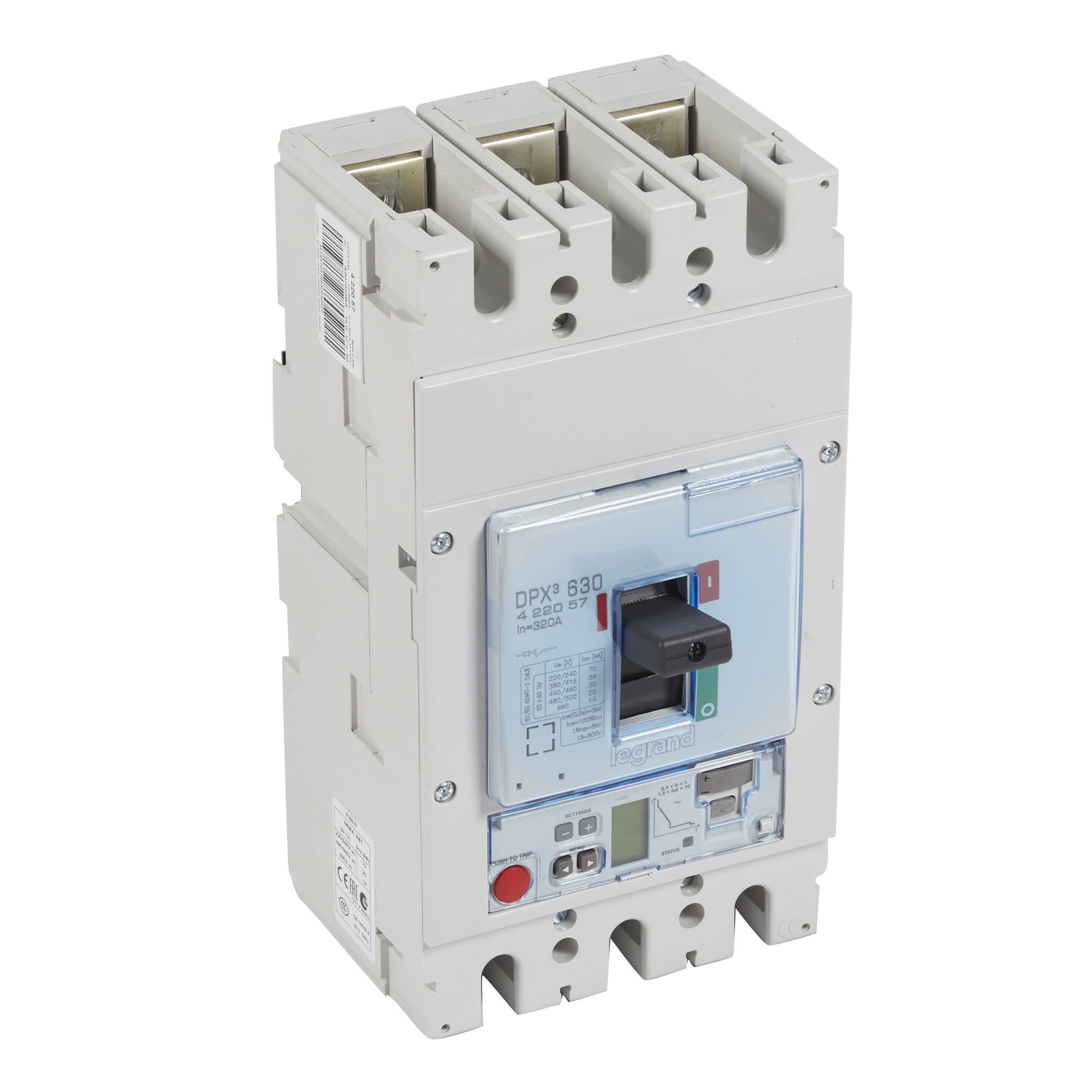 Legrand DPX3 630 Автоматический выключатель 3P 320А 36kA/S2 422057