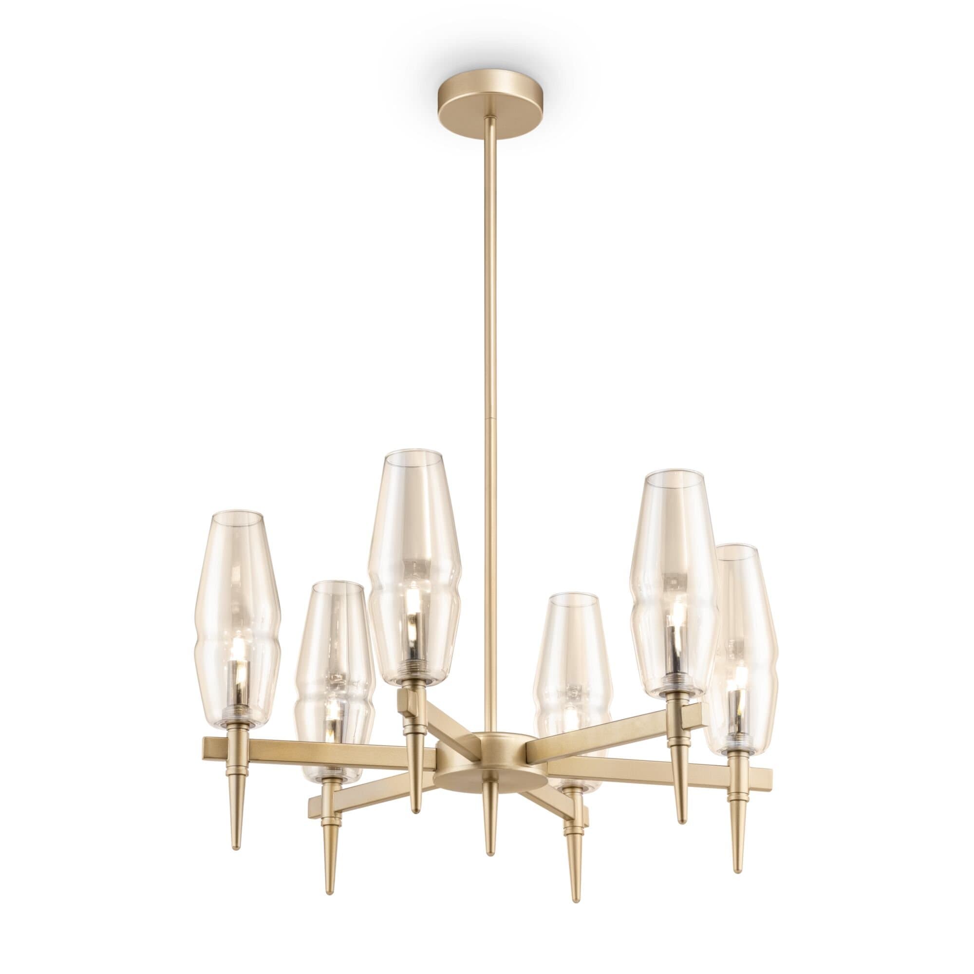 Maytoni House Lita Матовое Золото Люстра G9 28W H002PL-06G — миниатюра 7