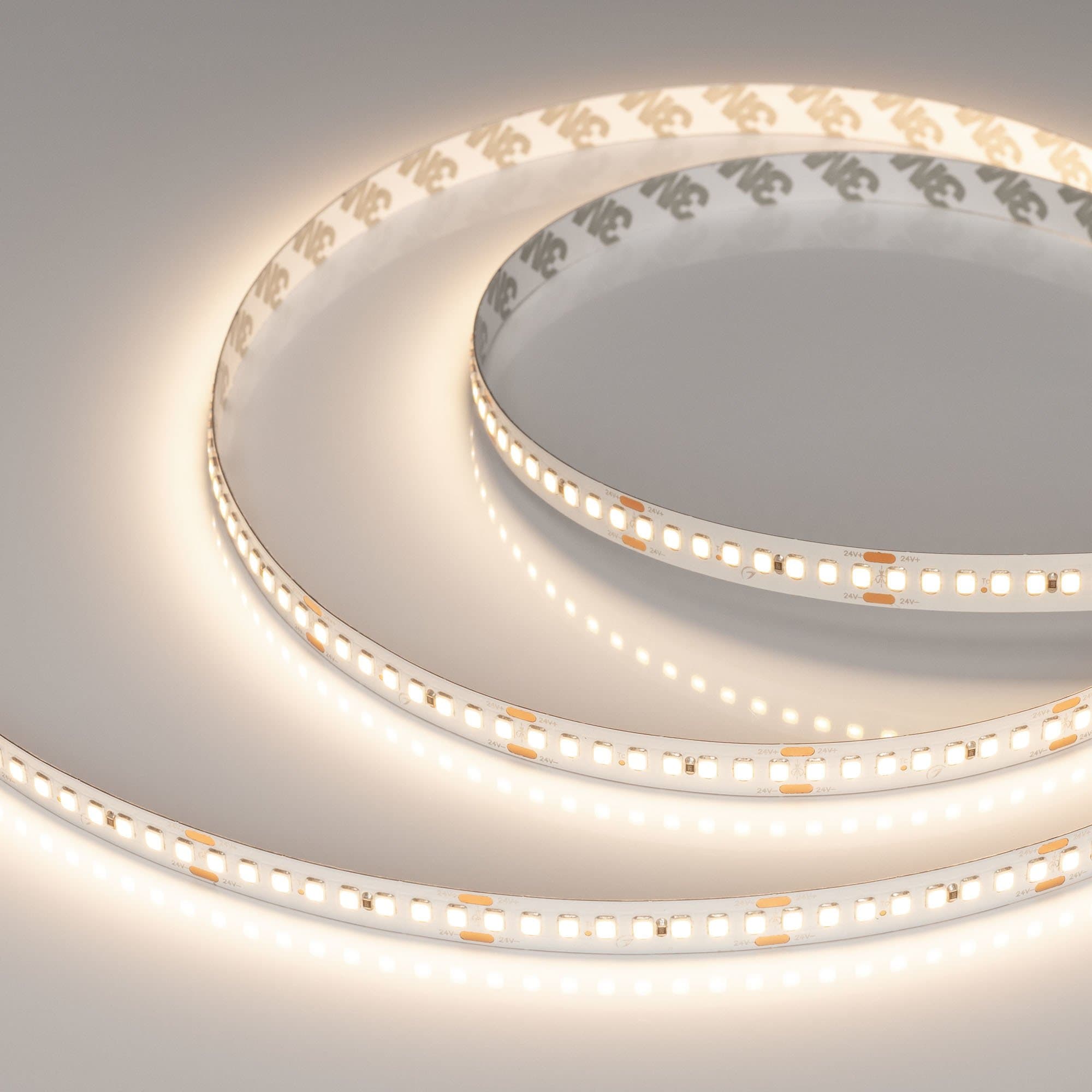 Arlight Лента RT-A192-10mm 24V Warm3500 (17.6 W/m, IP20, 2835, 5m) (высок.эфф.150 лм/Вт) 038774 — миниатюра 4