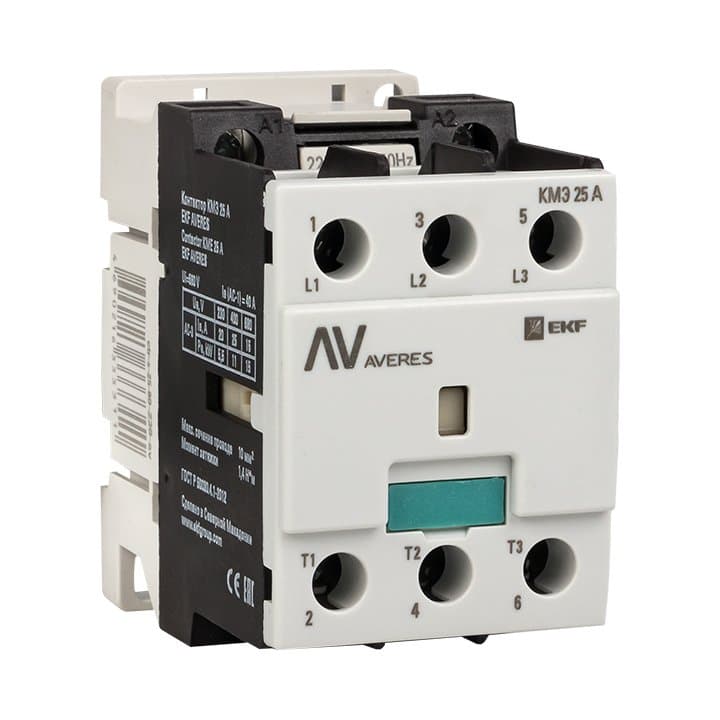 EKF Averes Контактор КМЭ 25А 230В АС — миниатюра 1
