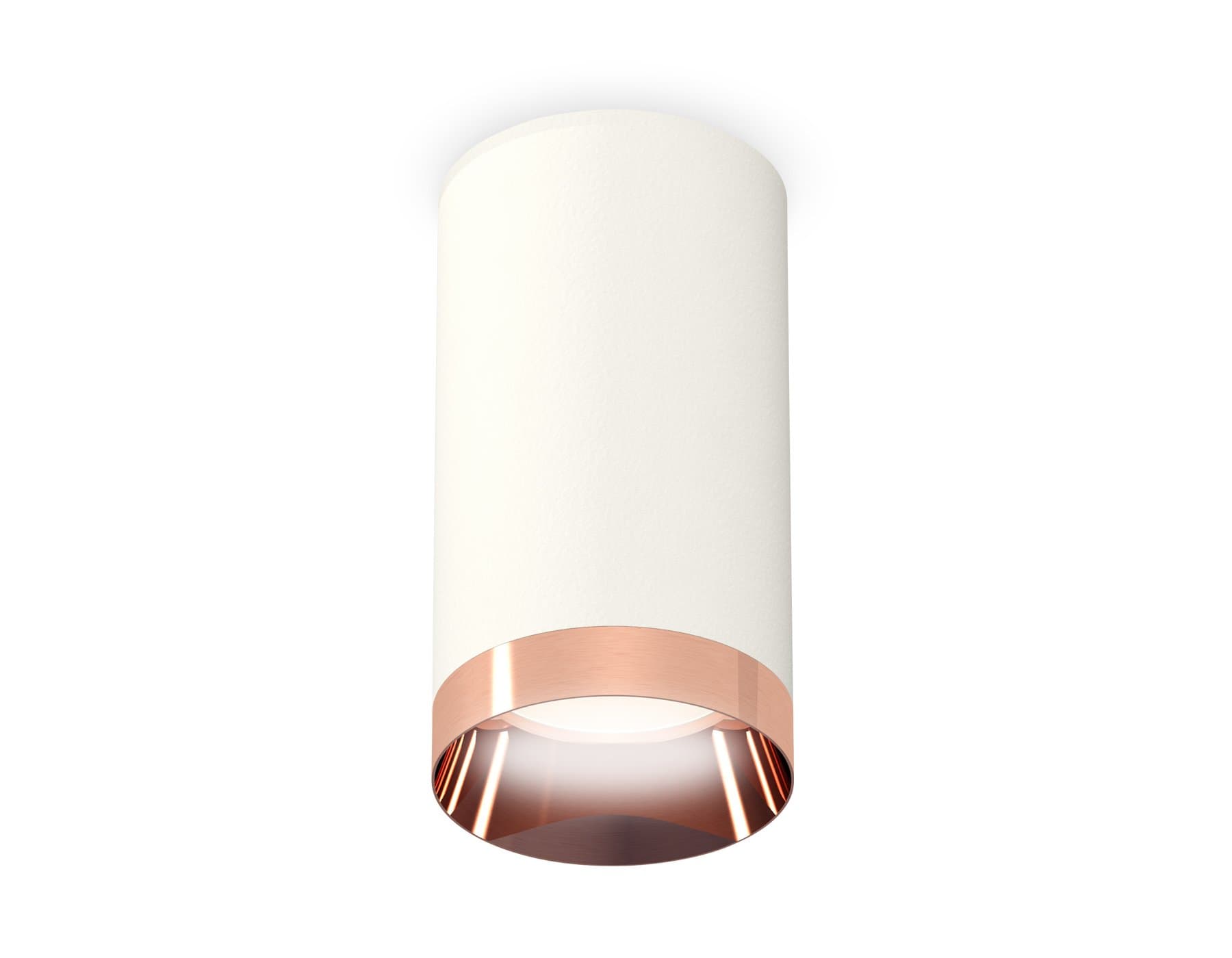 Ambrella Комплект накладного светильника XS6322025 SWH/PPG белый песок/золото розовое полированное MR16 GU5.3 (C6322, N6135) — миниатюра 1