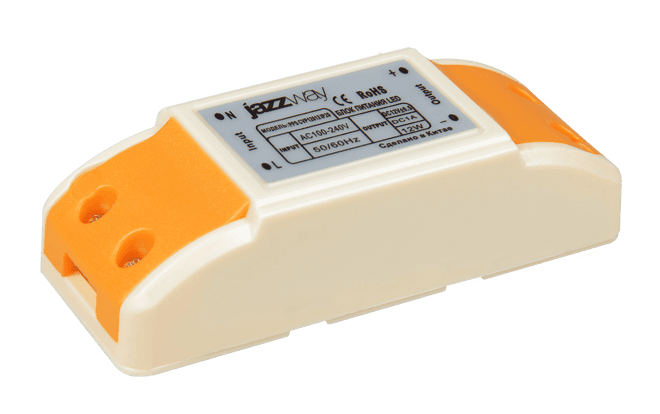 Jazzway Драйвер PPS CVP 12012 IP20 12w пластик .1032447