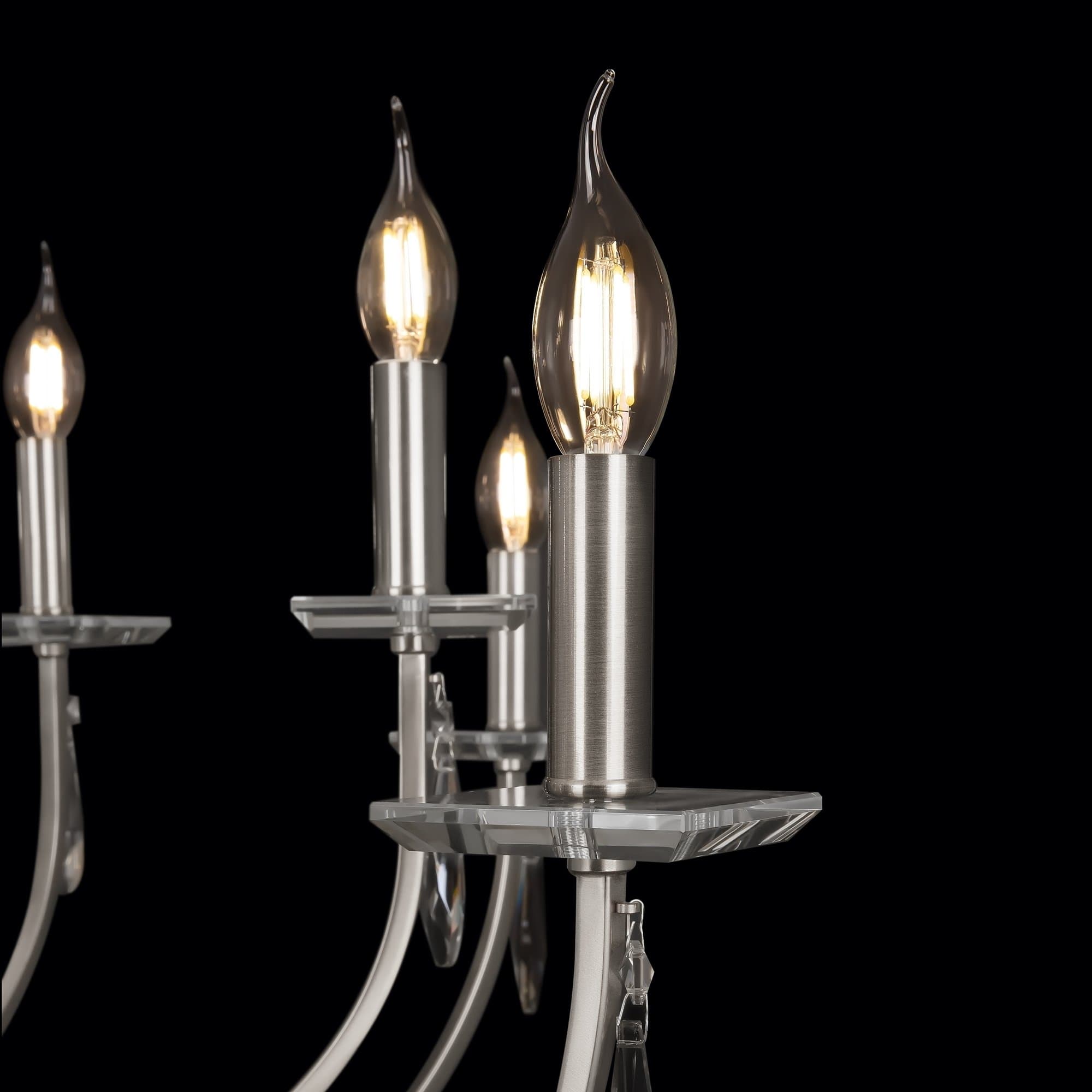 Freya Crystal Никель Люстра FR1006PL-12N — миниатюра 3
