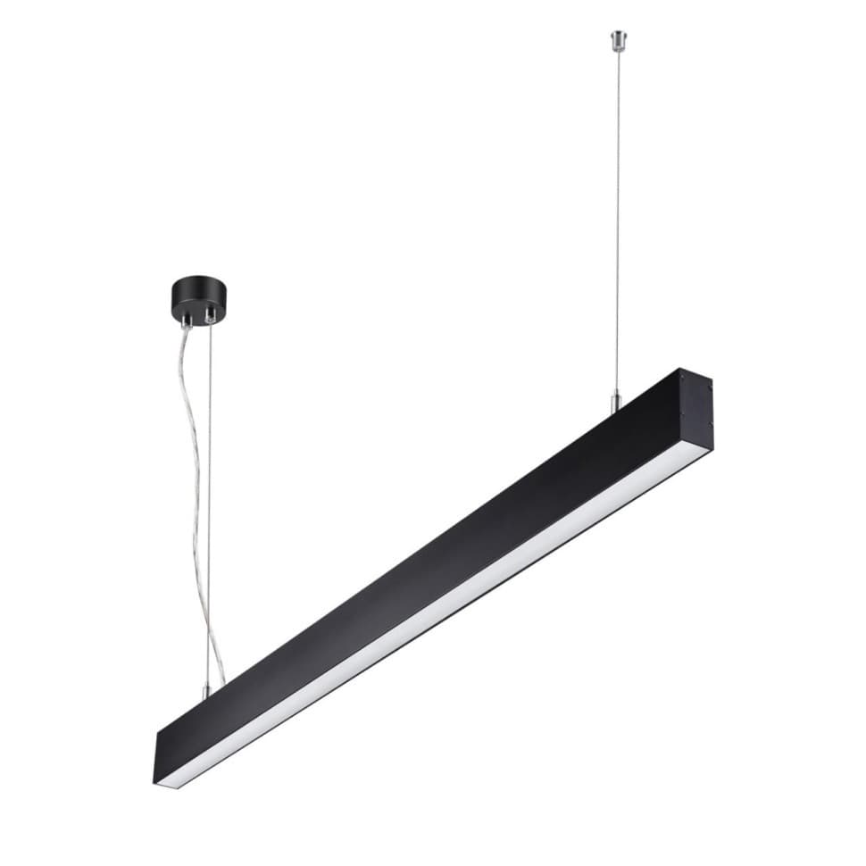 Novotech 358878 OVER NT22 черный Светильник подвесной светодиодный IP20 LED 4000K 40W вниз + 12W вверх 220V ITER