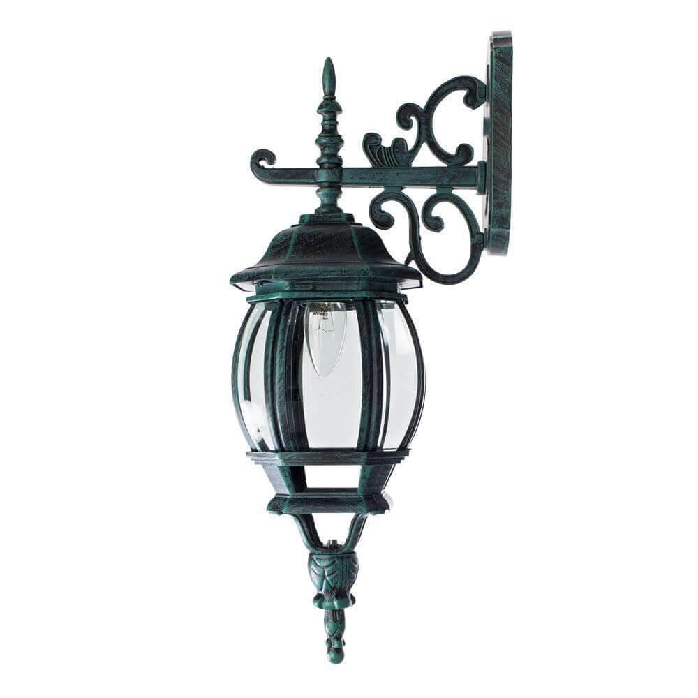 Arte Lamp Atlanta Медь/Прозрачный Светильник уличный настенный 1x75W E27 A1042AL-1BG