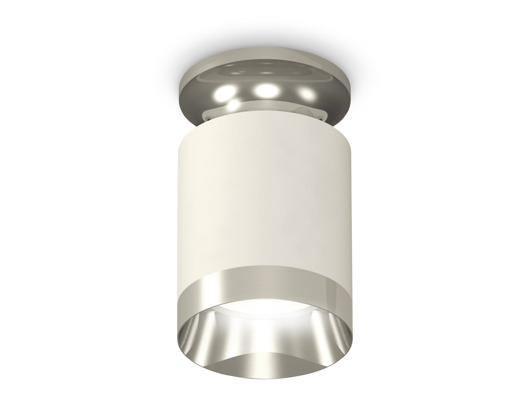 Ambrella Комплект накладного светильника XS6301141 SWH/PSL белый песок/серебро полированное MR16 GU5.3 (N6903, C6301, N6132) — миниатюра 1