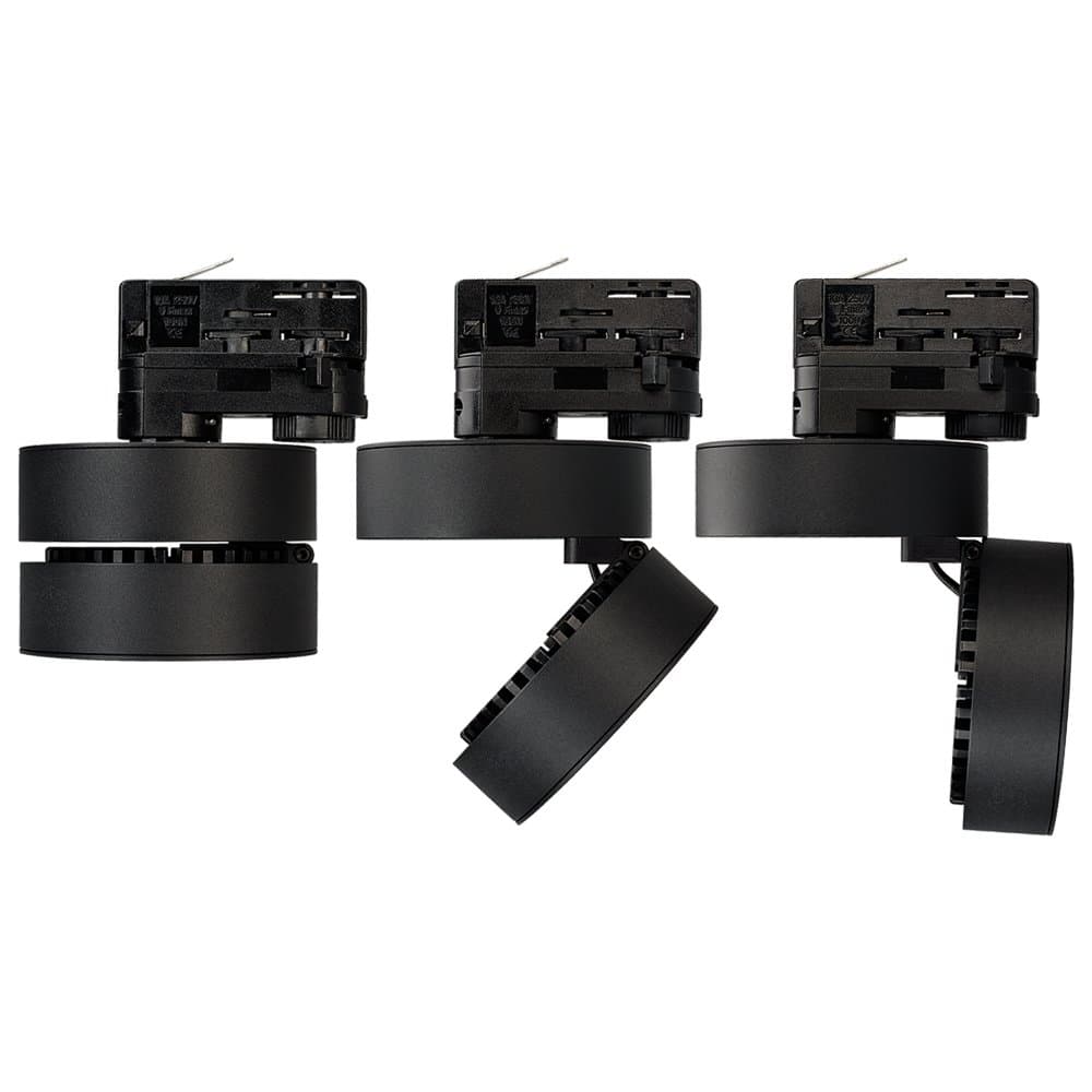 Arlight Светильник LGD-MONA-TRACK-4TR-R100-12W Warm3000 (BK, 24 deg) (IP40 Металл, 3 года) 024996 — миниатюра 4