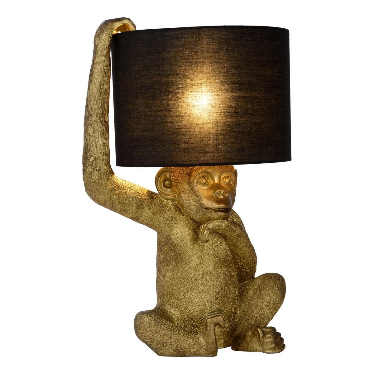 Lucide EXTRAVAGANZA CHIMP Черный Настольная лампа 10502/81/30 — миниатюра 5