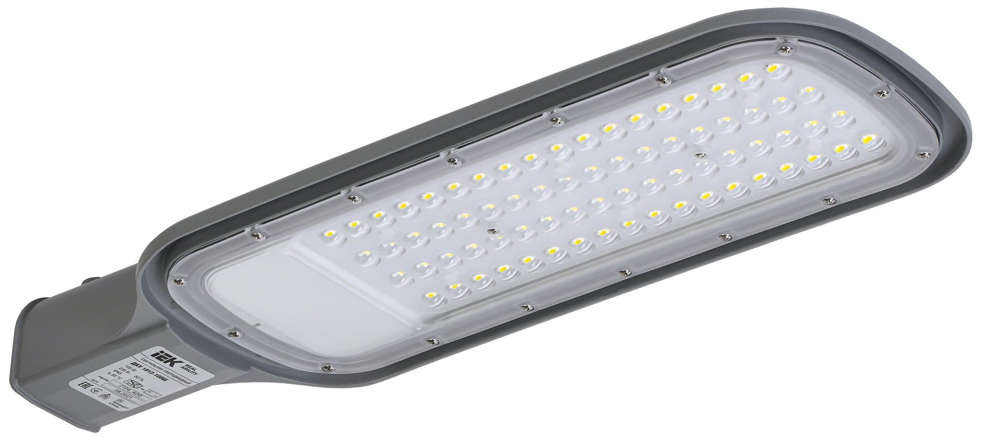 IEK Светильник LED ДКУ 1012-100Ш 5000К IP65 серый