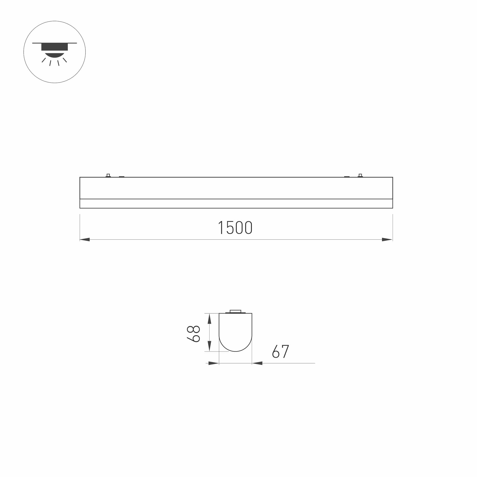 Arlight Светильник ALT-LARGO-1500-40W Day4000 (WH, 120 deg, 230V) (IP65 Пластик, 5 лет) 033055 — миниатюра 5