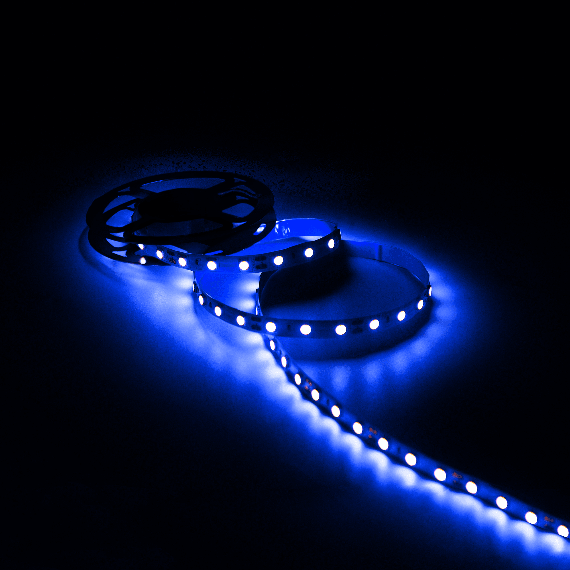 Gauss Лента LED 2835 -SMD 4.8W 12V DC синий (блистер 5м) 312000505 — миниатюра 10
