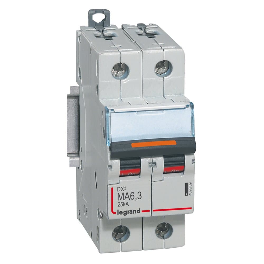 Legrand DX3 Автоматический выключатель 2P MA 6,3A 25кА 409869