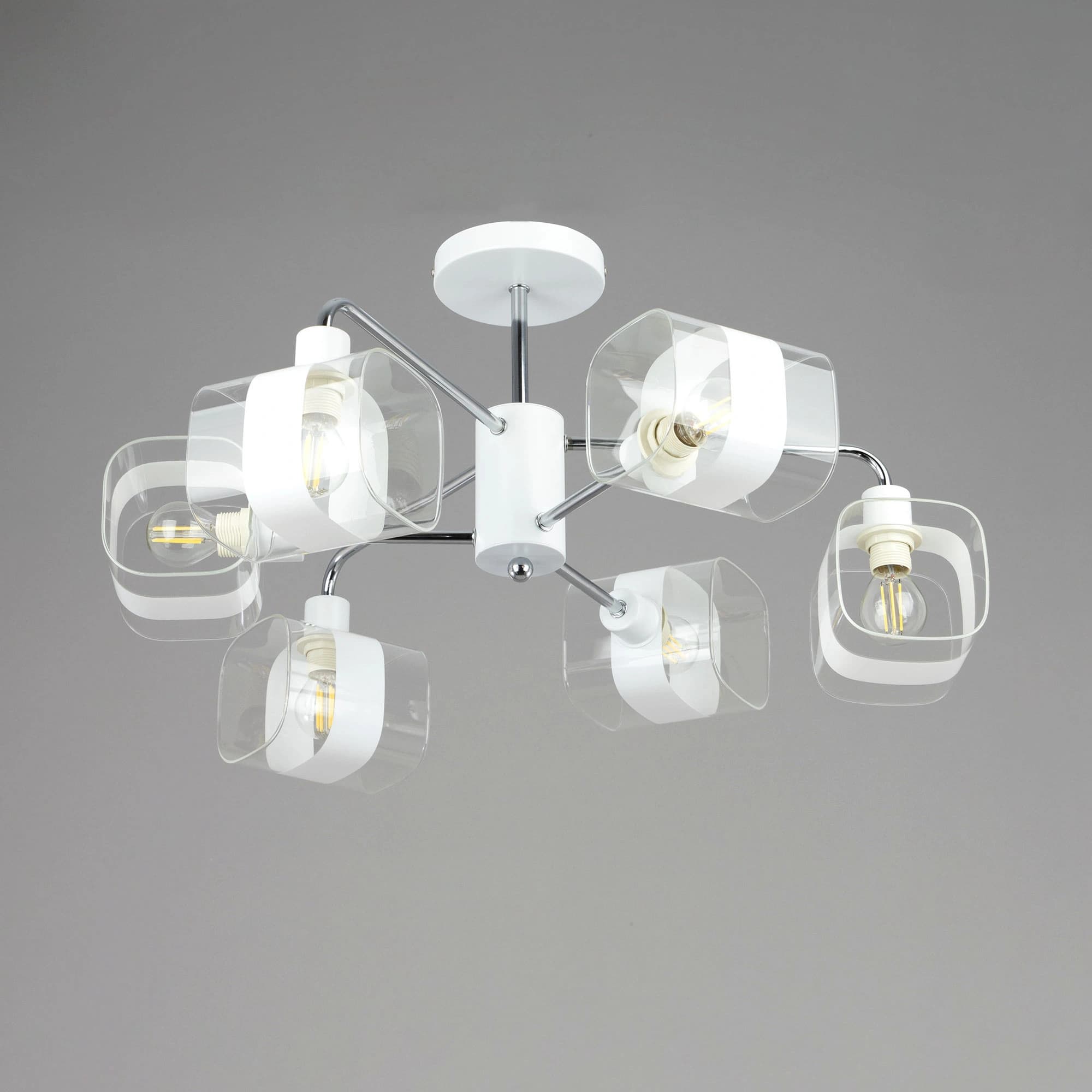 Citilux CL140160 Бертон Белый+Хром Люстра — миниатюра 6