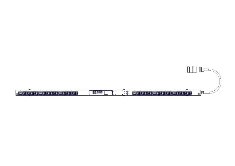 Systeme Electric БРП Uniprom, управляемый, 0U, 240В, 1Ф, 32A, 36xC13 6xC19, 3м кабель, IEC309