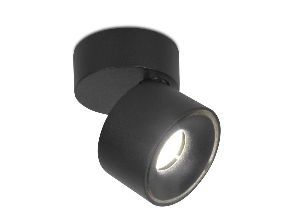 Ambrella Накладной поворотный светодиодный светильник TN269 SBK черный песок LED 4200K 7W D75*83 — миниатюра 3