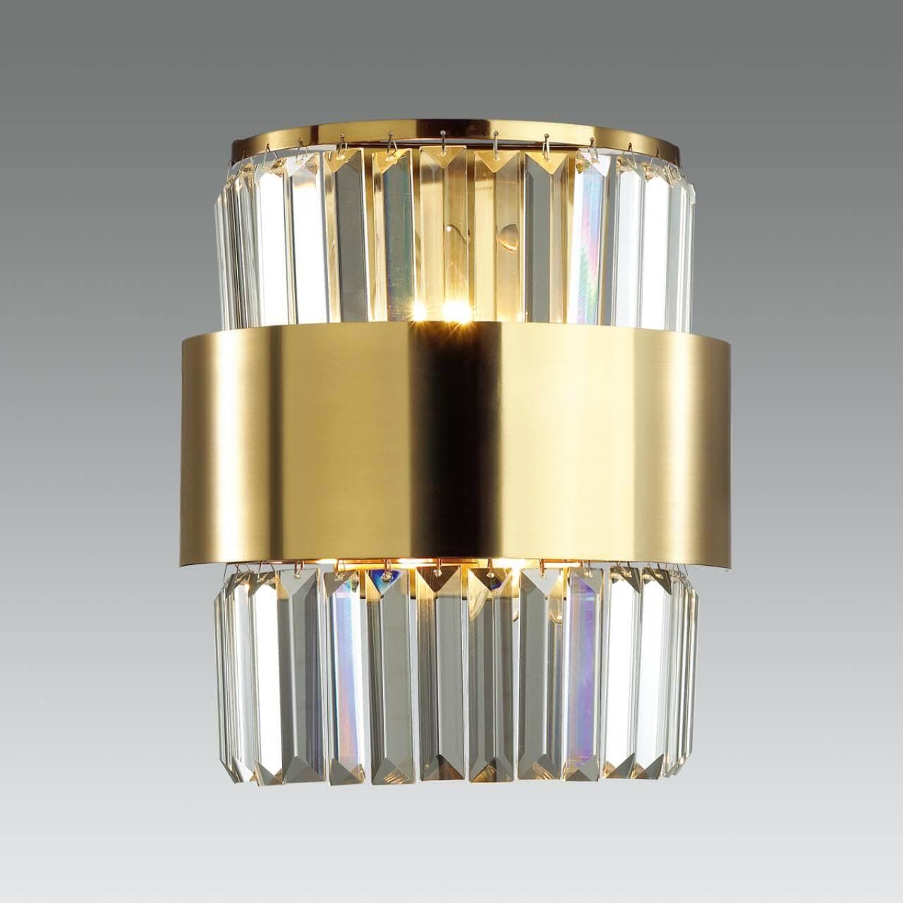 Odeon Light 4840/2W HALL ODL21 331 золото/металл/стекло/хрусталь Бра E14 2*40W LEPART — миниатюра 3