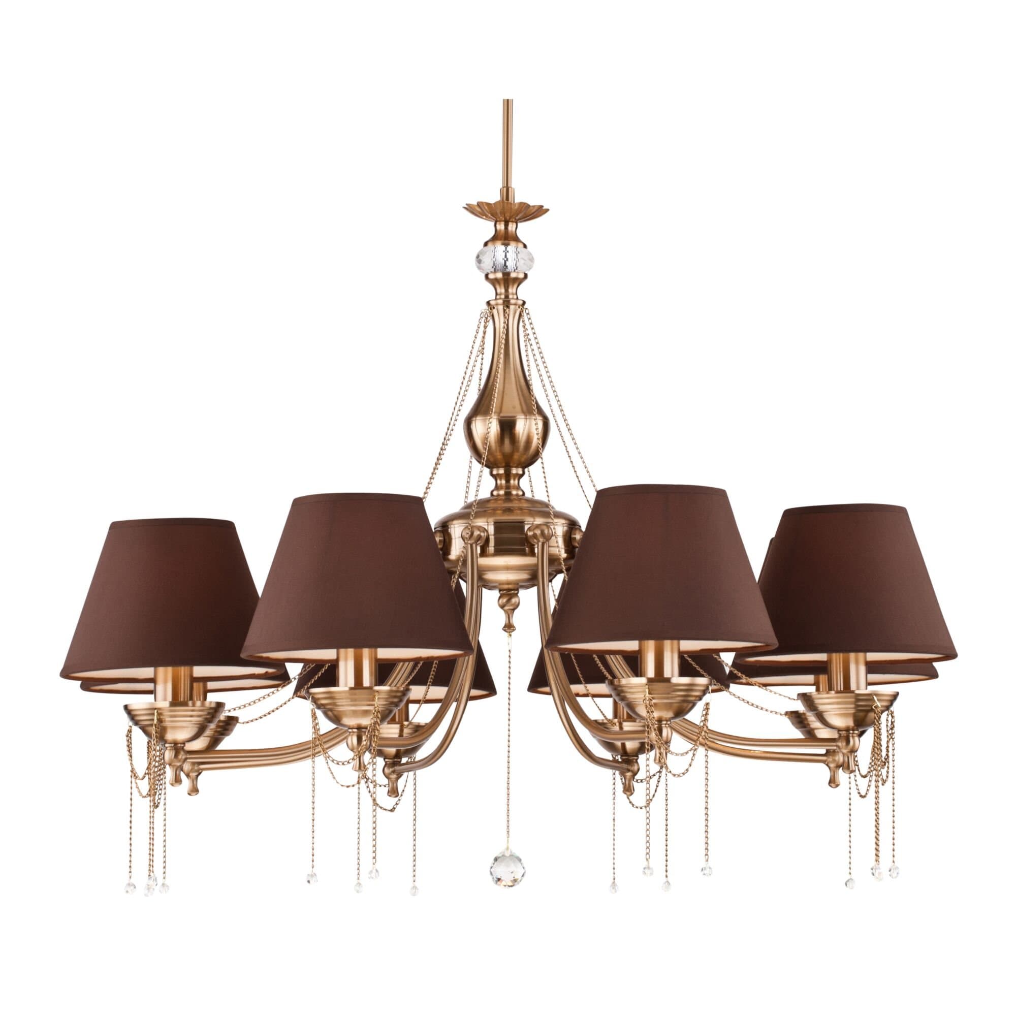 Maytoni Royal Classic Chester Латунь Люстра 8xE14 60W RC0100-PL-08-R — миниатюра 5