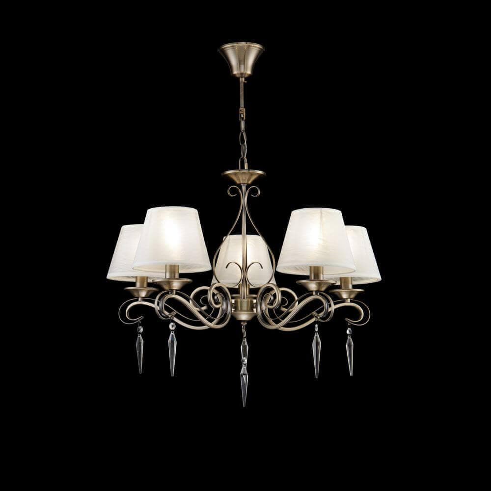 Freya Classic Bonfi Бронза Антик Люстра E14 40W FR2017PL-05BZ — миниатюра 3
