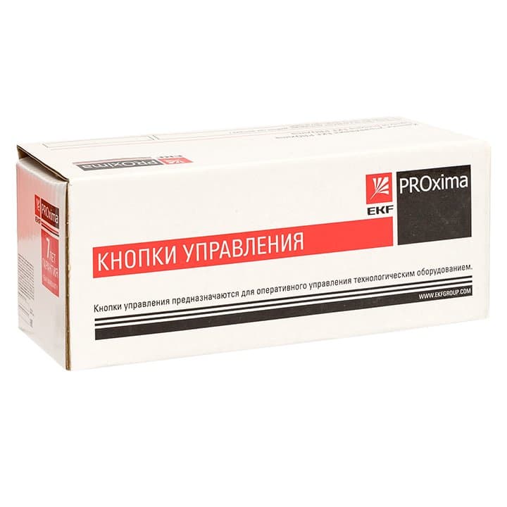 EKF PROxima Исполнительный механизм кнопки XB4 "Грибок" красный возвратный без фиксации без подсветки — миниатюра 2