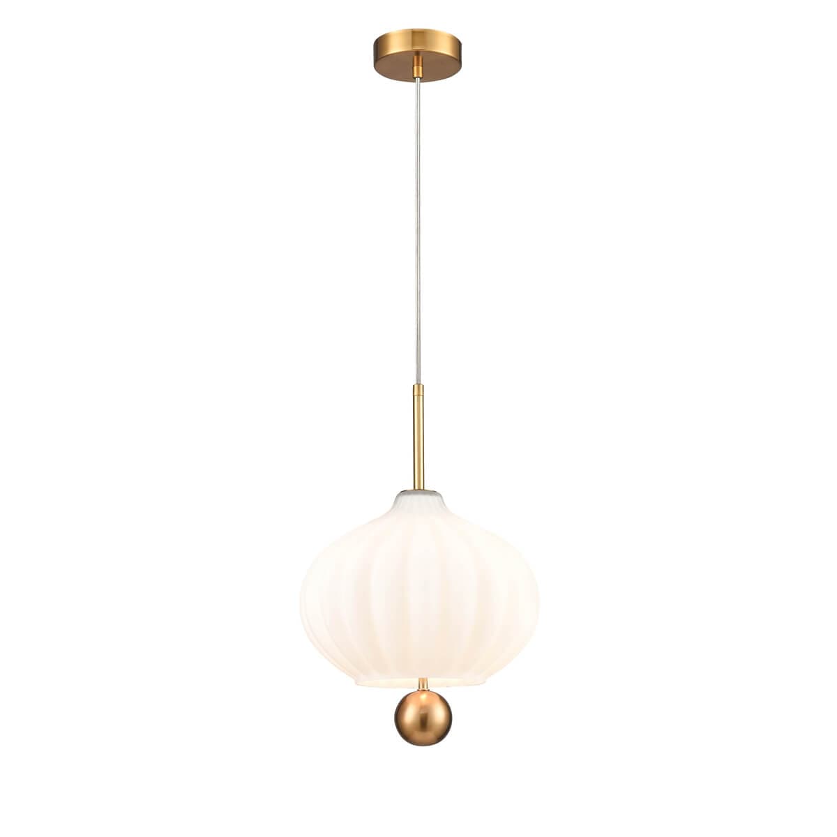 Vele Luce Bianco  Светильник подвесной Modern D250*H385/1500 золото | gold металл | metal VL5714P31