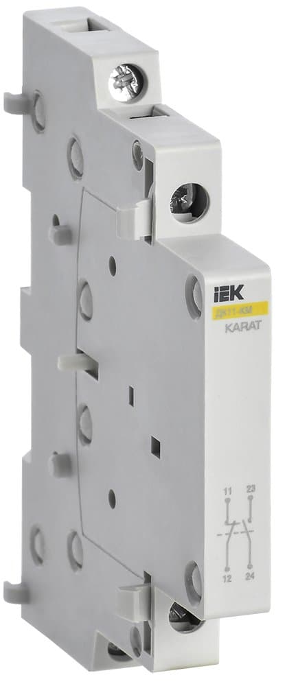IEK KARAT Контакт дополнительный ДК11-КМ 1НО+1НЗ KARAT