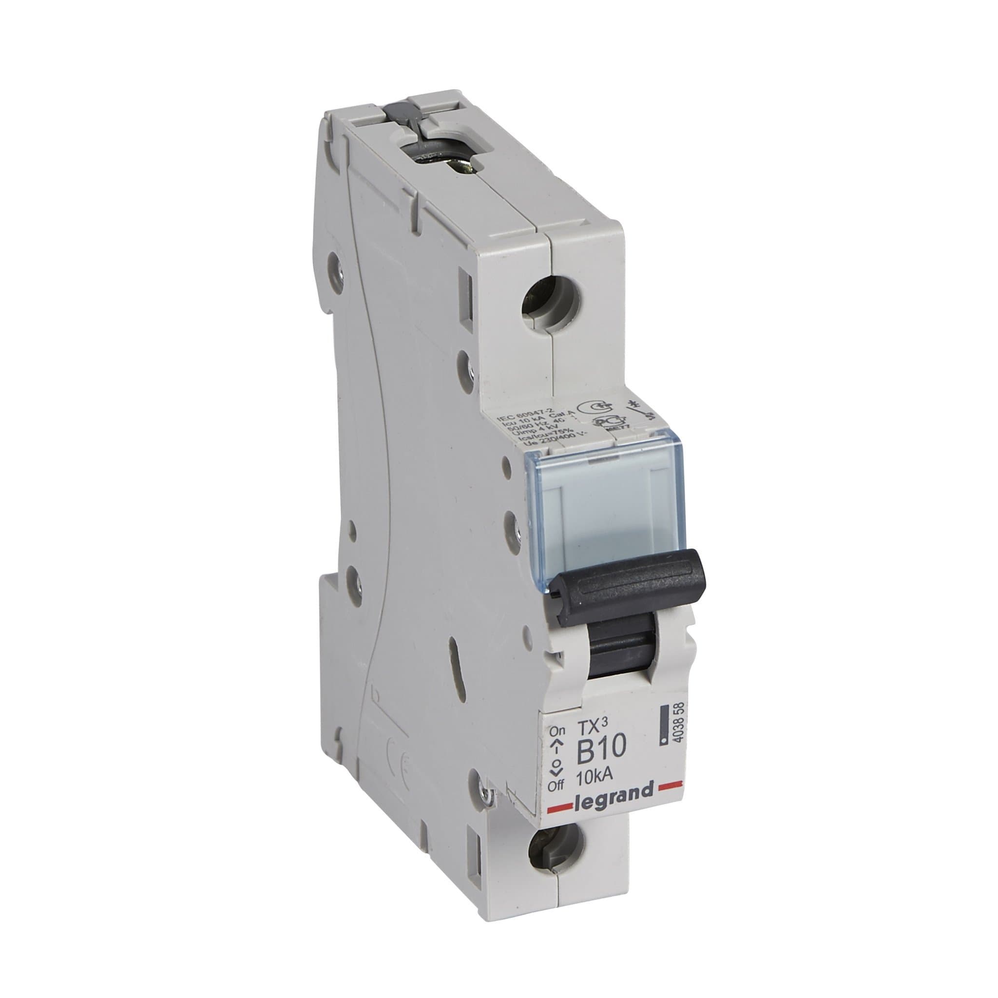 Legrand TX3 Автоматический выключатель 1P 10A (B) 6000/10kA 403858