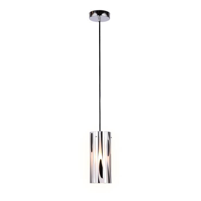 Ambrella Подвесной светильник со сменной лампой TR3589 CH/SM хром/дымчатый E27 max 40W D100*1050 — миниатюра 1