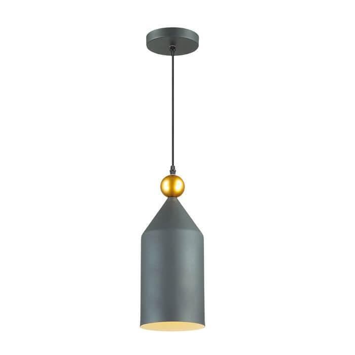 Odeon Light 4091/1 ODL19 385 черный/золотой Подвес Е27 1*40W BOLLI — миниатюра 1