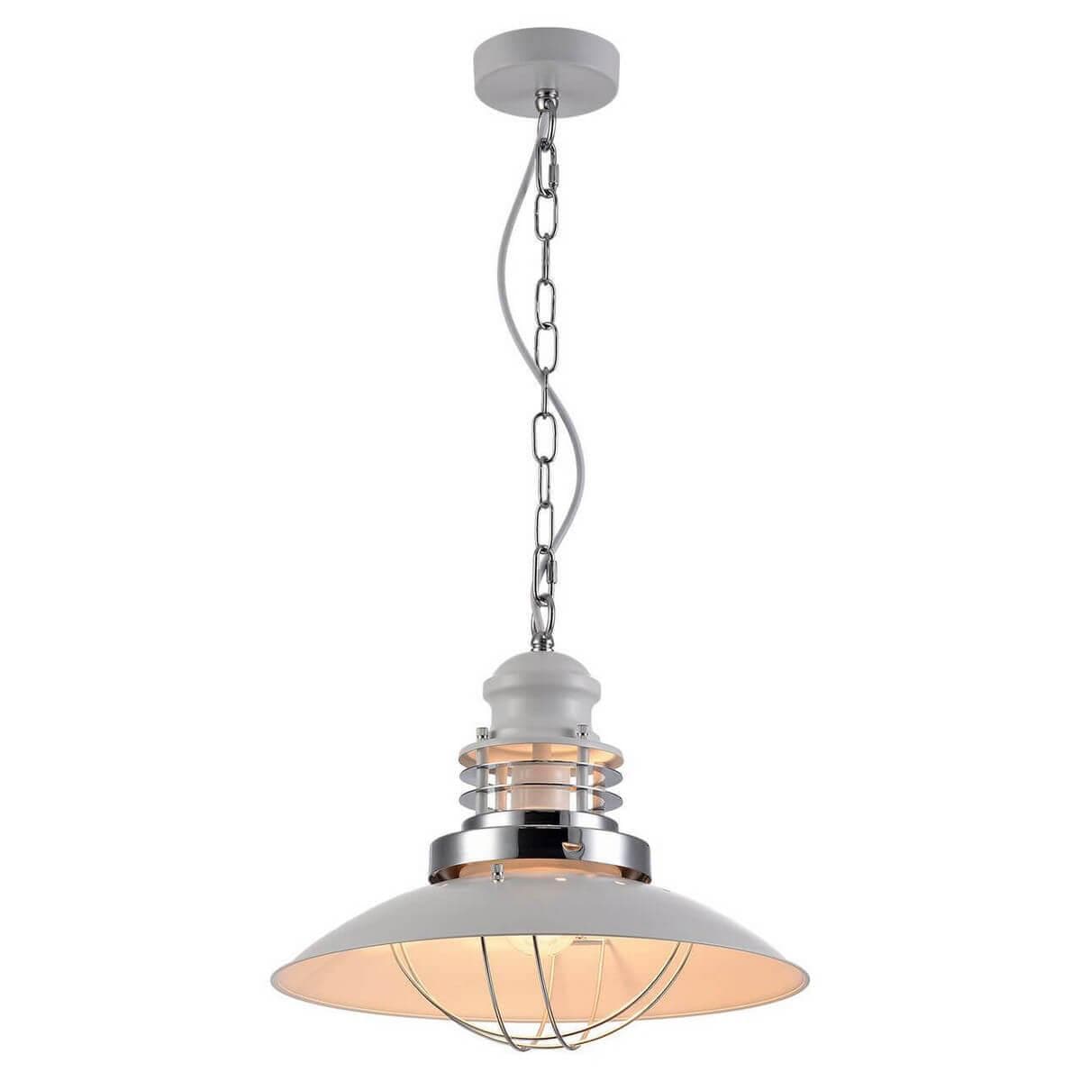 Lussole LOFT Металл Хром / белый Металл Подвес E27 60W LSP-8030 — миниатюра 1