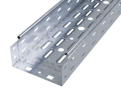 DKC Лоток перфорированный 100х100 L2000, горячеоцинкованный — миниатюра 1