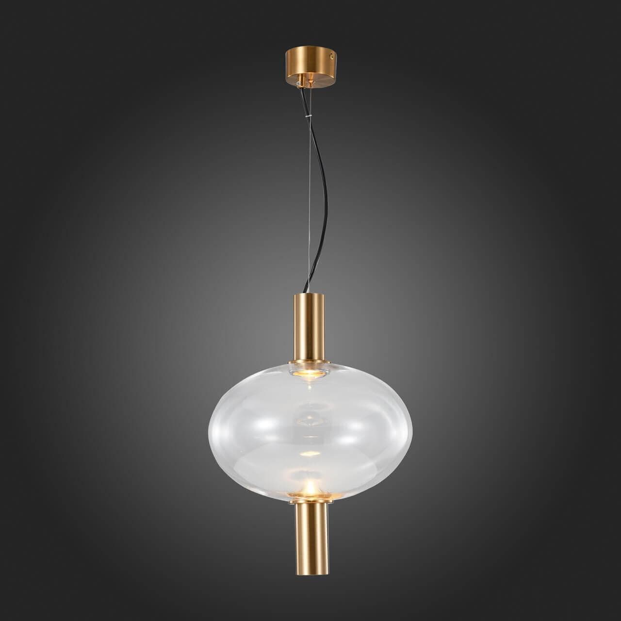 ST Luce SL1582.303.01 Светильник подвесной Бронзовый/Прозрачный LED 1*7W 2700K — миниатюра 3