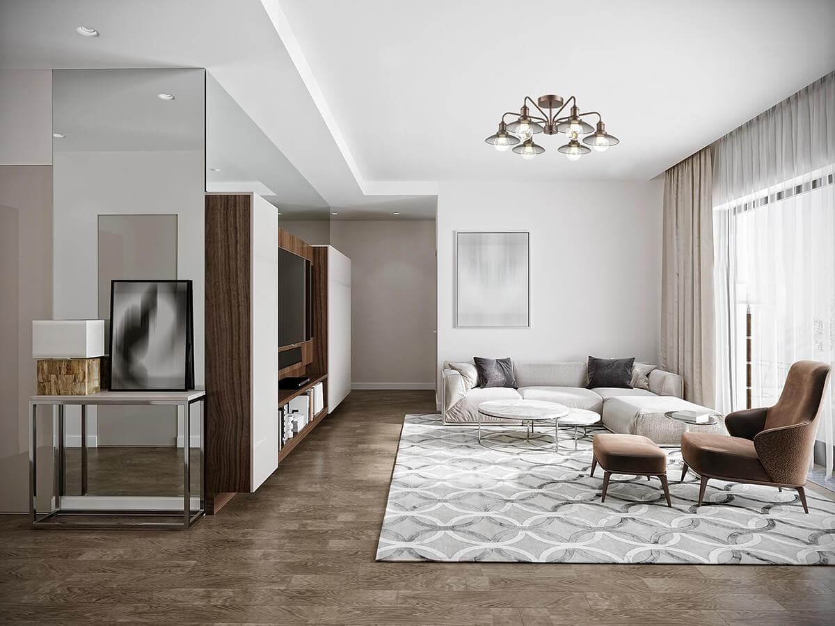 Lumion 3513/6C LN18 146 кофейный Люстра потолочная E27 6*60W 220V LUDACRIS — миниатюра 3